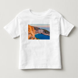 Camiseta De Bebé Playa Navagio, Zakynthos, Grecia.