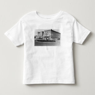 Camiseta De Bebé Playa, opinión de Oregon de la fotografía de la