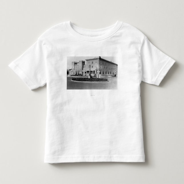 Camiseta De Bebé Playa, opinión de Oregon de la fotografía de la (Anverso)