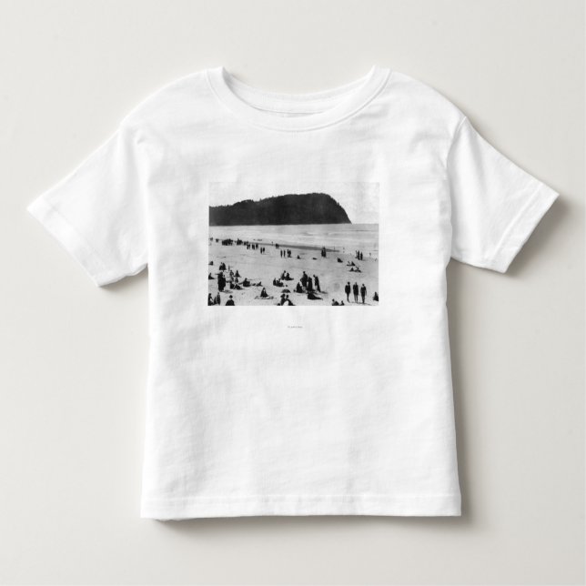 Camiseta De Bebé Playa, playa de Oregon y cabeza de Tillamook (Anverso)
