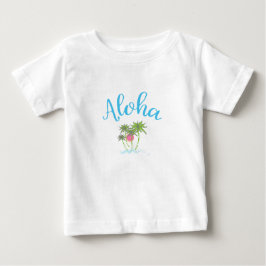 Camiseta De Bebé Playas-Aloha, Vacaciones Hawaianas Cool