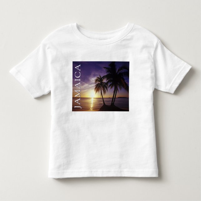 Camiseta De Bebé Playas de Negril Jamaica (Anverso)