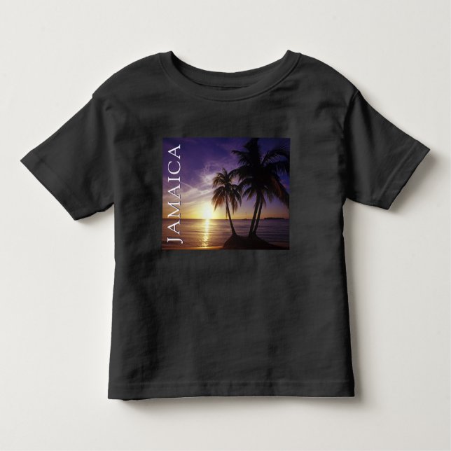 Camiseta De Bebé Playas de Negril Jamaica (Anverso)