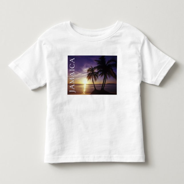 Camiseta De Bebé Playas en Negril Jamaica (Anverso)