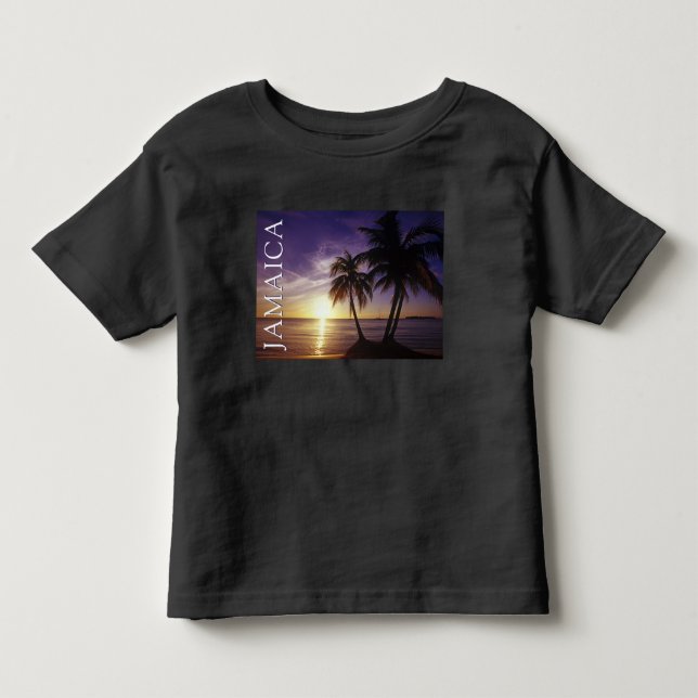 Camiseta De Bebé Playas en Negril Jamaica (Anverso)