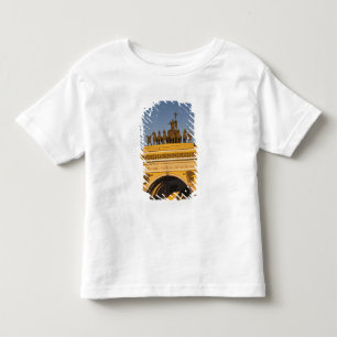 Camiseta De Bebé Plaza Dvortsovaya, Arco de Triunfo, puesta de sol