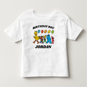 Camiseta De Bebé Plaza Sésamo   Cumpleaños del niño