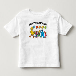 Camiseta De Bebé Plaza Sésamo Cumpleaños del niño