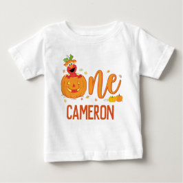 Camiseta De Bebé Plaza Sésamo - Elmo | Calabaza 1º cumpleaños