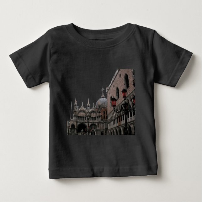 Camiseta De Bebé Plaza y Basílica de San Marcos (Anverso)