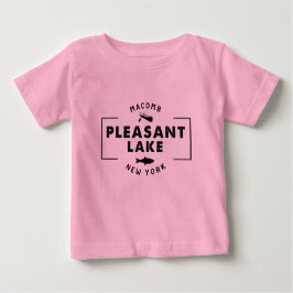 Camiseta De Bebé Pleasant Lake Toddler Ruffle Tee