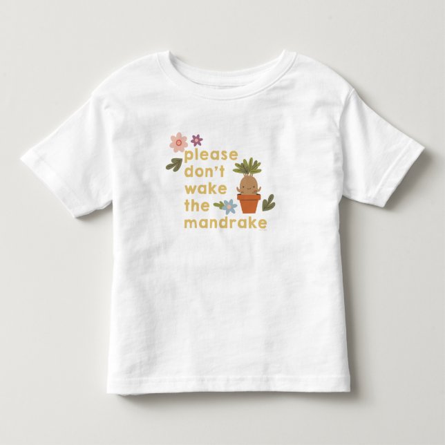 Camiseta De Bebé Please Don't Wake The Mandrake (Anverso)