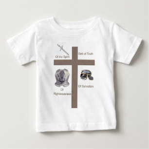 Camiseta De Bebé Plena armadura de productos cristianos de Dios