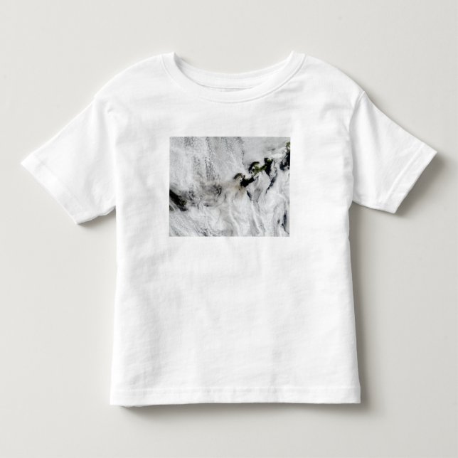 Camiseta De Bebé Plume del volcán Okmok, Islas Aleutianas 2 (Anverso)