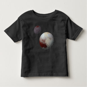 Camiseta De Bebé Pluto y Barón 9 o Sistema Solar de Planeta Enano