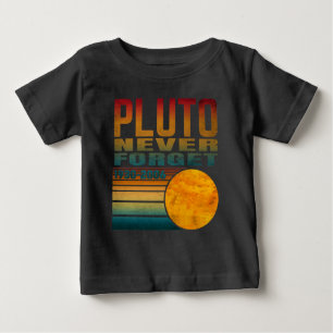 Camiseta De Bebé Plutón nunca olvidar