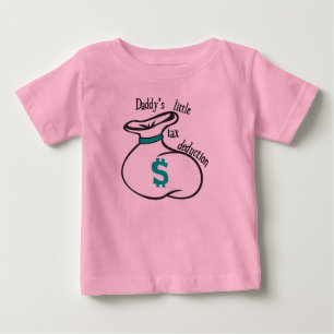 Camiseta De Bebé Poca deducción fiscal del papá