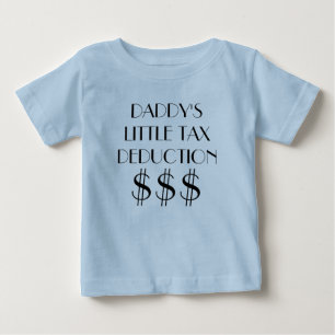 CAMISETA DE BEBÉ POCA DEDUCCIÓN FISCAL DEL PAPÁ