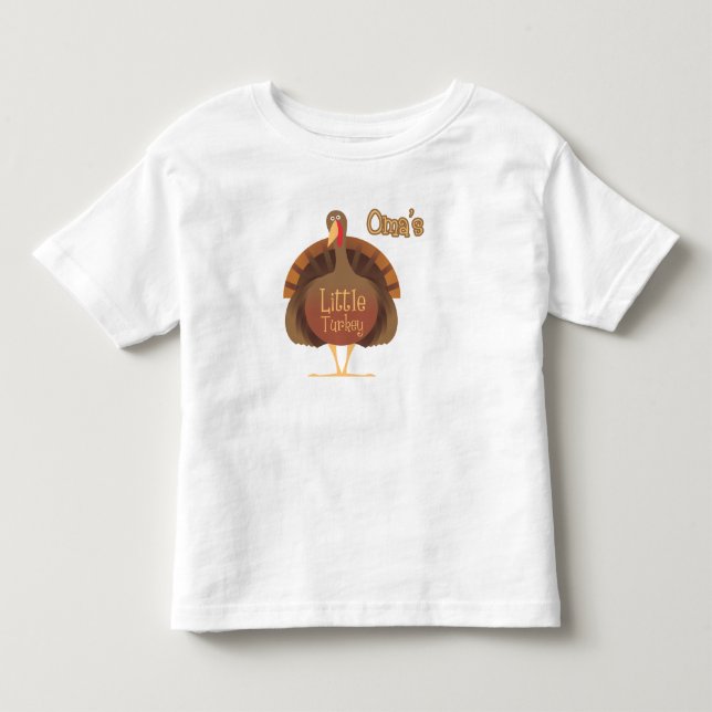 Camiseta De Bebé Poca Turquía de Oma (Anverso)