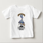 Camiseta De Bebé Poción Mágica Chispa Creativa Mascota Artista Retr<br><div class="desc">Impulsa tu imaginación con la poción mágica "Chispa Creativa" de la colección oficial de la marca Botto. Esta mascota de estilo vintage de los años 30 es la compañera perfecta para artistas y diseñadores. ¡Un regalo único para cualquiera que busque añadir un toque de inspiración retro a su estudio creativo!...</div>
