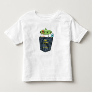 Camiseta De Bebé Pocket Peek-a-Boo - Venimos en paz Alienígenas