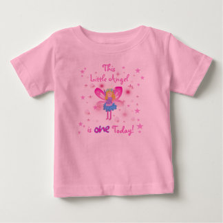 Camiseta De Bebé Poco 1r cumpleaños del ángel