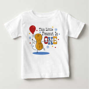 Camiseta De Bebé Poco 1r cumpleaños del cacahuete