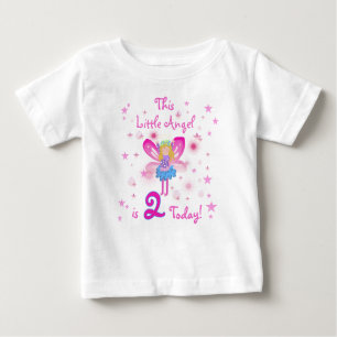 Camiseta De Bebé Poco 2do cumpleaños del ángel