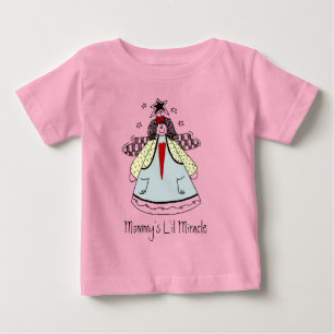 Camiseta De Bebé Poco ángel remilgado del prematuro del milagro de
