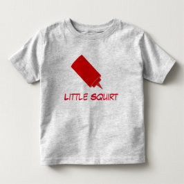Camiseta De Bebé Poco arroja a chorros