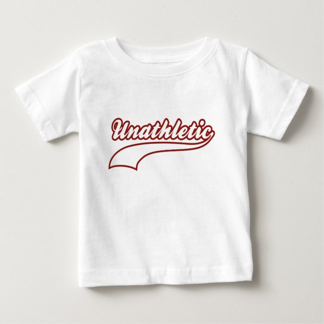 Camiseta De Bebé Poco atlético (Anverso)