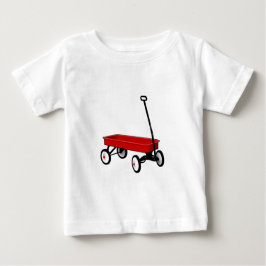 Camiseta De Bebé Poco carro rojo