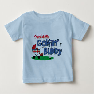 Camiseta De Bebé Poco compinche de Golfin del papá