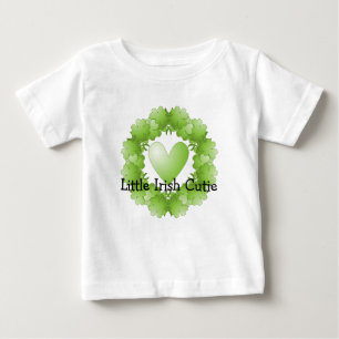 Camiseta De Bebé Poco diseño irlandés del día de Cutie - de St