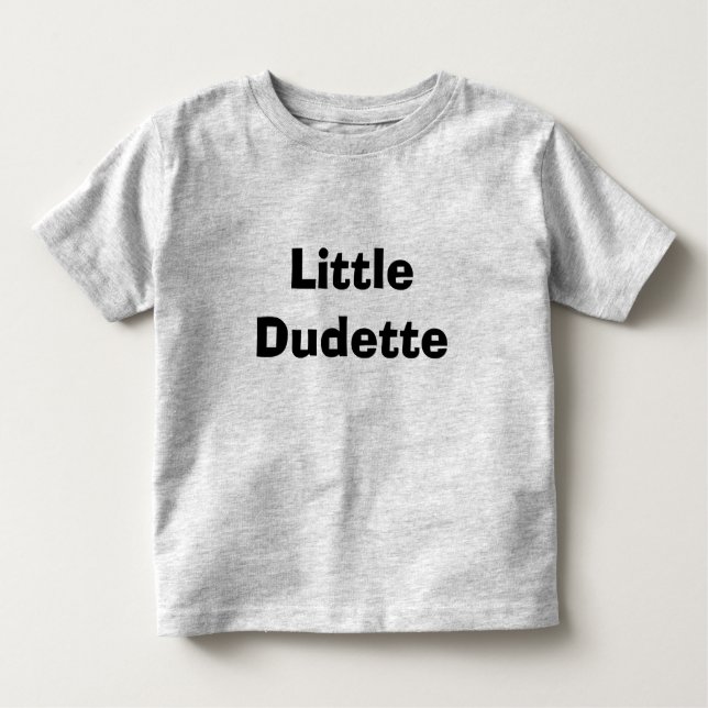 Camiseta De Bebé Poco Dudette (Anverso)