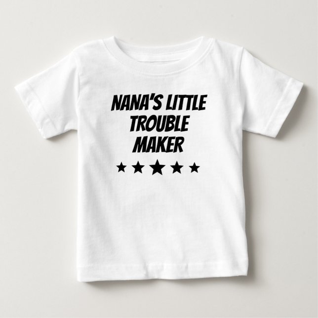 Camiseta De Bebé Poco fabricante del problema de Nana (Anverso)