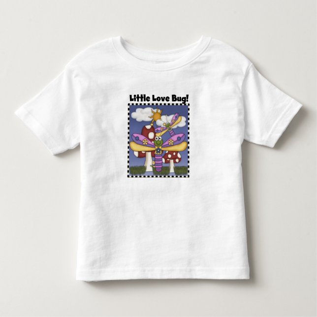 Camiseta De Bebé Poco insecto del amor (Anverso)
