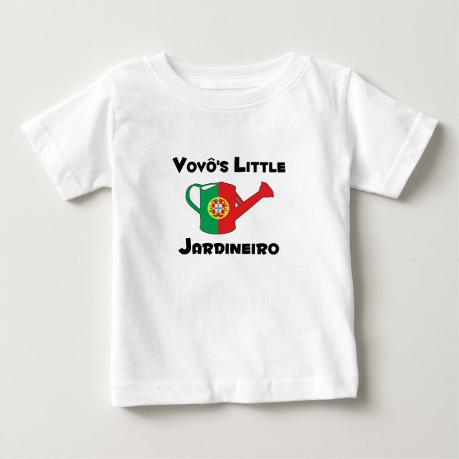 Camiseta De Bebé Poco Jardineiro de Vovo (Anverso)