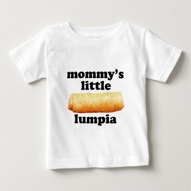 Camiseta De Bebé Poco Lumpia de la mamá (Anverso)