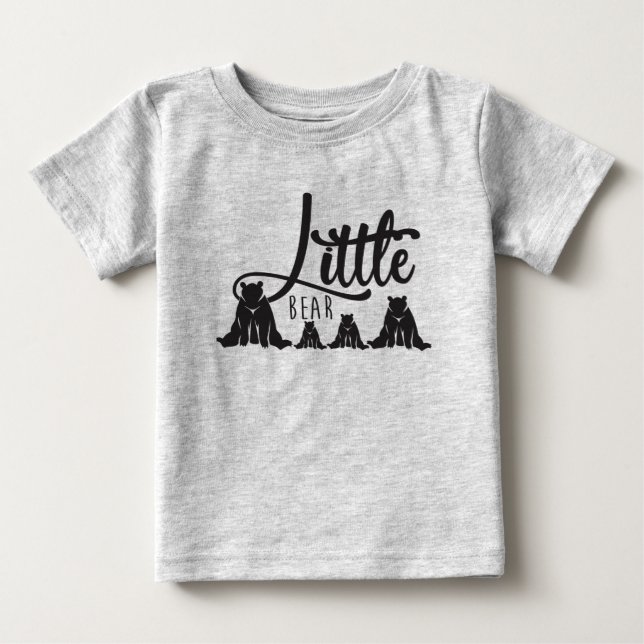 Camiseta De Bebé Poco oso (Anverso)