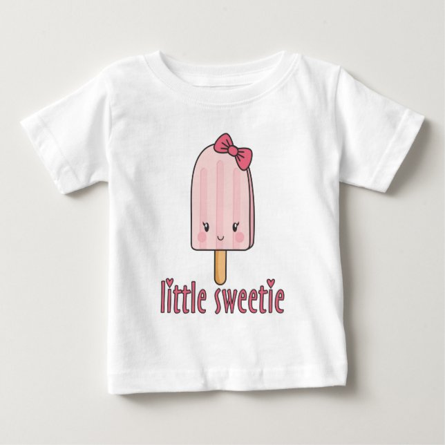 Camiseta De Bebé Poco Popsicle del Sweetie (Anverso)
