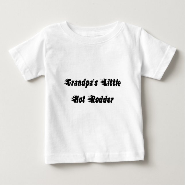 Camiseta De Bebé Poco Rodder caliente del abuelo (Anverso)