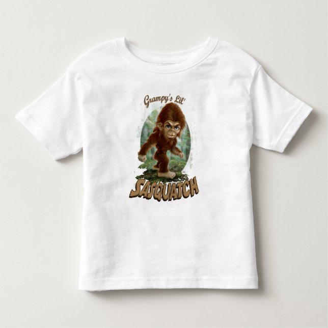 Camiseta De Bebé Poco Sasquatch de Grampy (Anverso)
