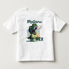 Camiseta De Bebé Poco T Rex pintado