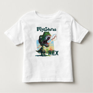 Camiseta De Bebé Poco T Rex pintado