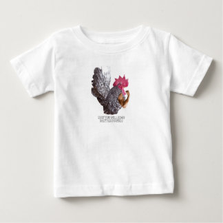 Camiseta De Bebé ¡Poder Bantam! Chabo Rooster| Poder del pollo Bant