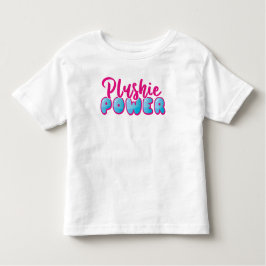 Camiseta De Bebé Poder Cute Kawaii Pink Blue Plushie