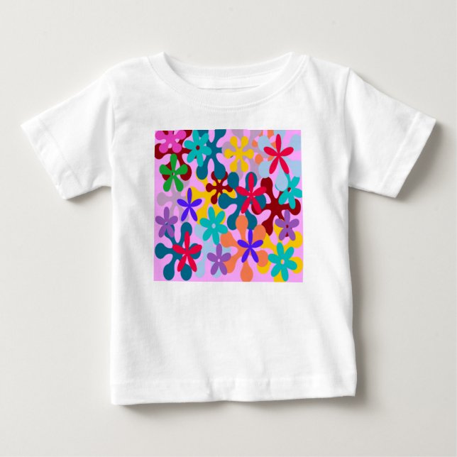 Camiseta De Bebé Poder de la Flor (Anverso)