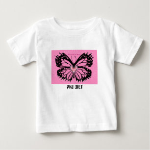 CAMISETA DE BEBÉ PODER DE PINK2, BELLEZA ROJA, DIETA DE PKU