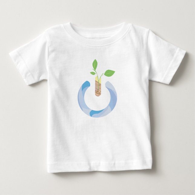 Camiseta De Bebé Poder de reflexión (Anverso)